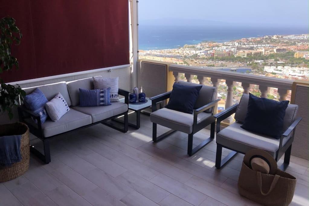 Apartamento Con Impresionantes Vistas Y Piscina Costa Adeje  Kültér fotó