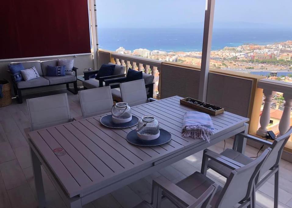 Apartamento Con Impresionantes Vistas Y Piscina Costa Adeje  Kültér fotó